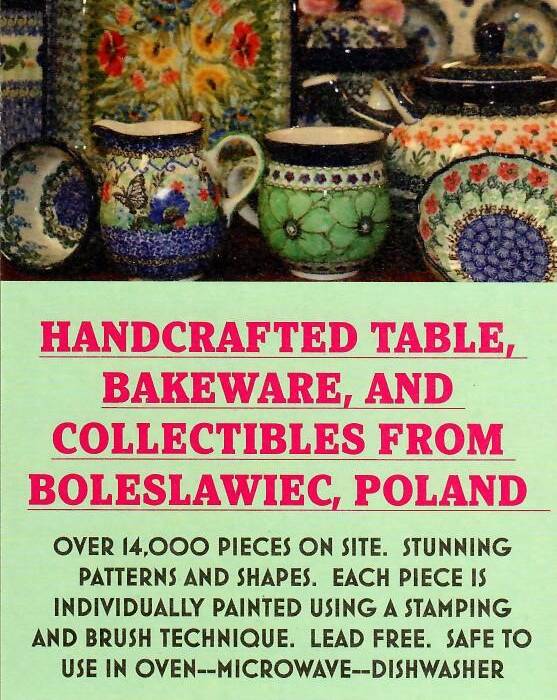 Gettysburg Polish Pottery Getaways On Display