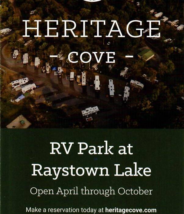 Heritage Cove RV Park at Raystown Lake Getaways On Display