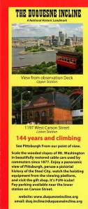 Duquesne Incline: 144 Years and Climbing