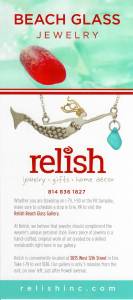 Relish Beach Glass Jewelry, Gifts & Home Decor