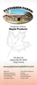 Patterson Farms Maple Products