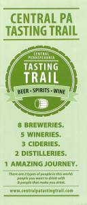 Central PA Tasting Trail – Beer/Spirits/Wine