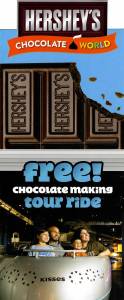 Hershey’s Chocolate World – Free! Chocolate Making Tour Ride