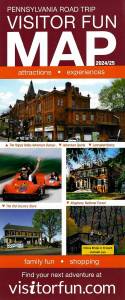 Pennsylvania Road Trip Visitor Fun Map 2024