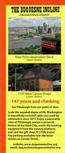 Duquesne Incline – 147 Years and Climbing