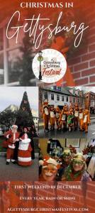 Christmas in Gettysburg – First Weekend in December Every Year