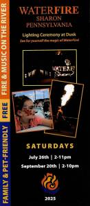 WaterFire – Sharon, PA – July 26, 2025