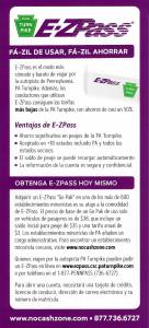 Pennsylvania Turnpike E-ZPass (Spanish)