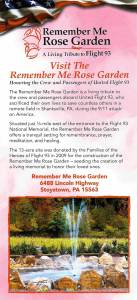 Remember Me Rose Garden – A Tribute to Flight 93