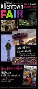 Allentown Fair – Aug27-Sep1, 2025