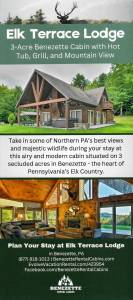 Benezette Rental Cabins – Elk Terrace Lodge