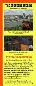 Duquesne Incline – 149 Years & Climbing