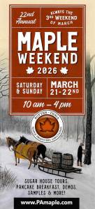 Potter-Tioga Maple Weekend 2026 (Mar21-22)