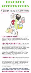 Best Kept Secrets Tour – Shopping, Food & Fun Adventures 2026