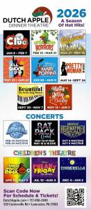 Dutch Apple Dinner Theatre – 2026 Shows