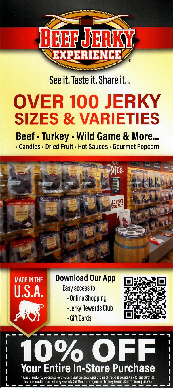 Beef Jerky Experience Getaways On Display