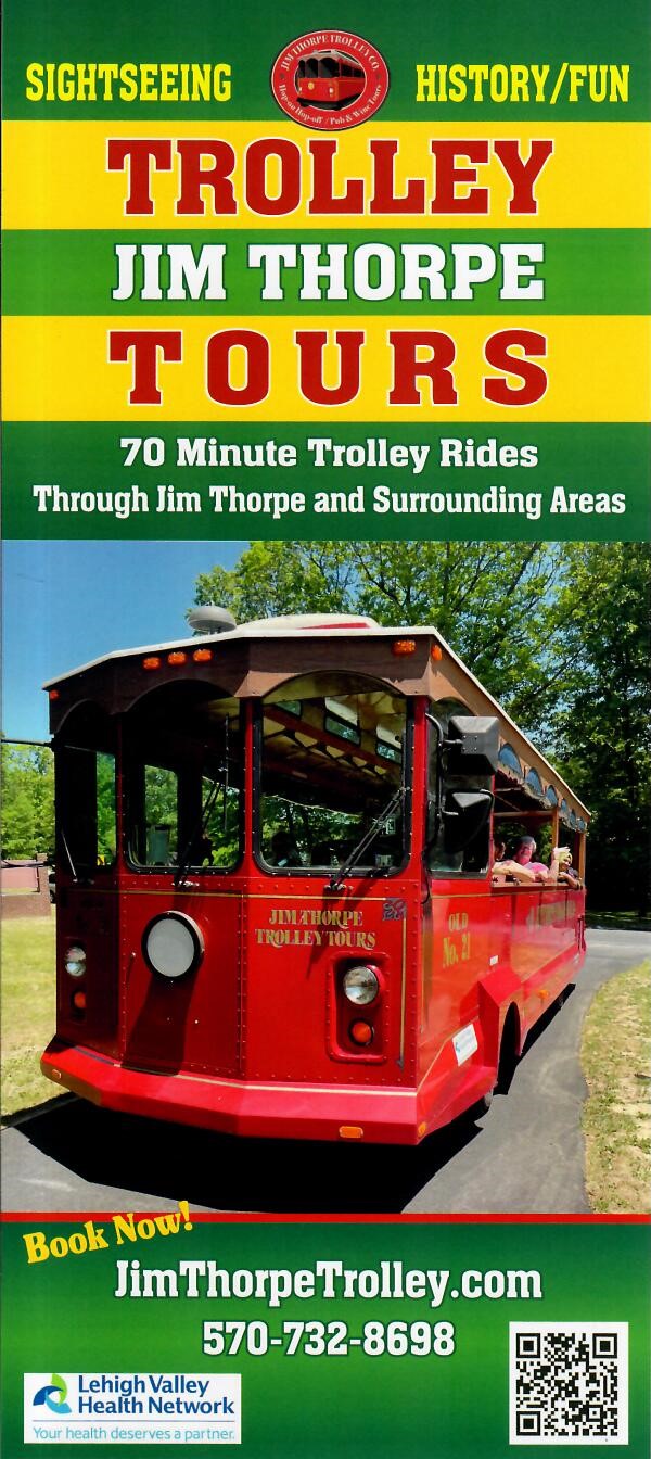 Jim Thorpe Trolley Tours Getaways On Display